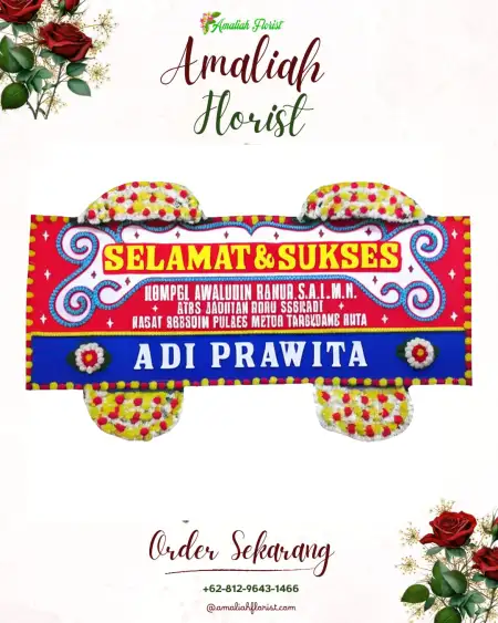 Papan Bunga Ucapan Selamat Amar Sakti